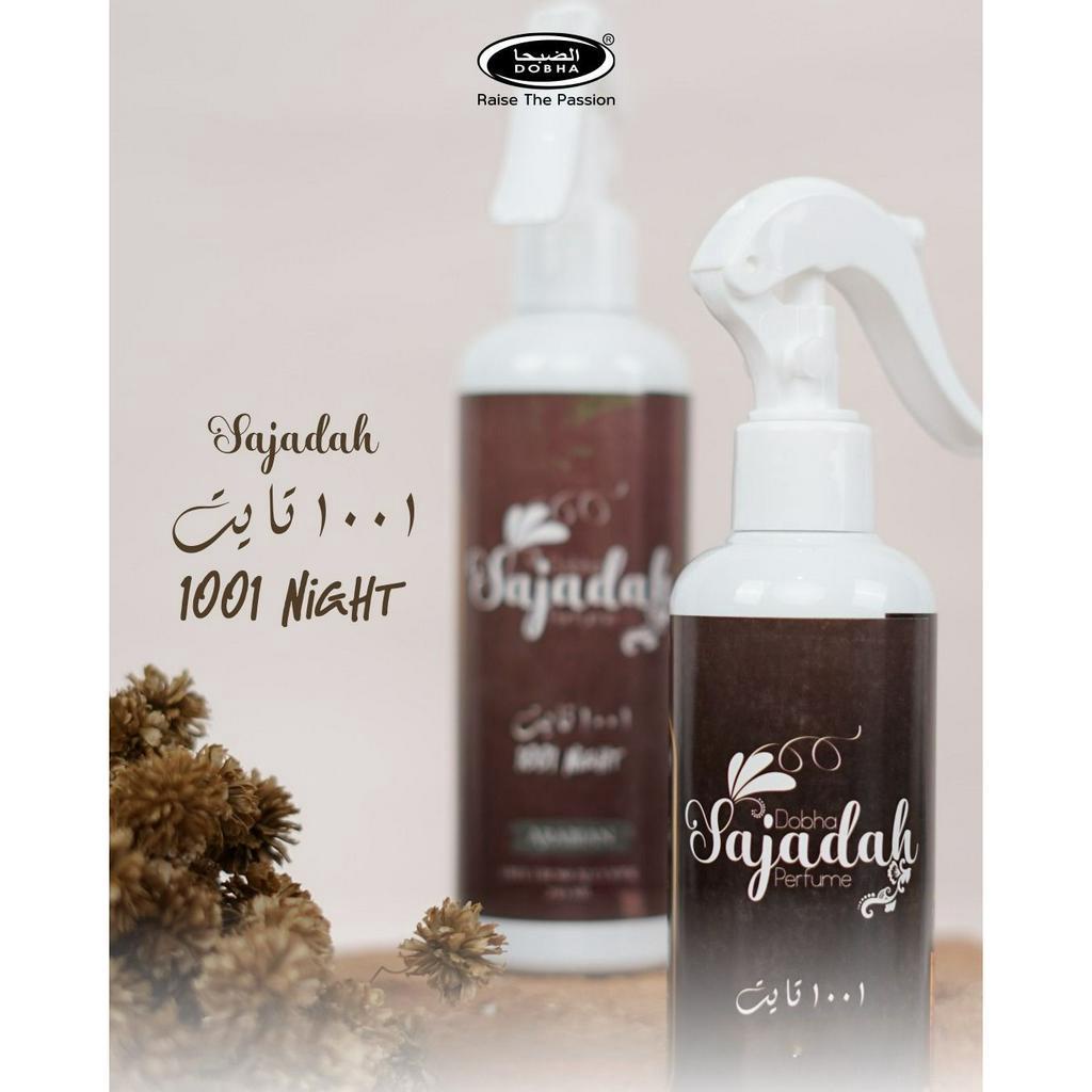 Dobha Parfum Sajadah Karpet Gorden Sofa Sprei Anti Bakteri 250ml Aroma 1001 NIGHT