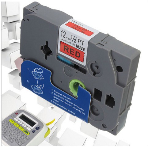 

Promo Label BROTHER Compatible TZe/TZE 12mm(RED,BLUE,YELLOW,GREEN) Terlaris