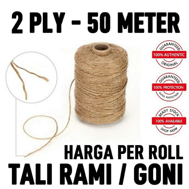 

Tali Rami 2 Ply Vintage Dus Kue Dekorasi