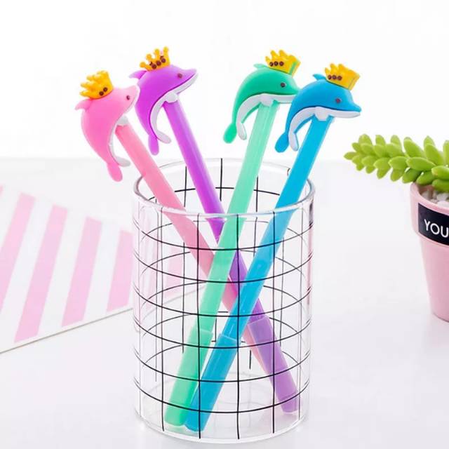 

Pulpen Gel Lucu dengan Atasan King Dolphin Raja Lumba Lumba