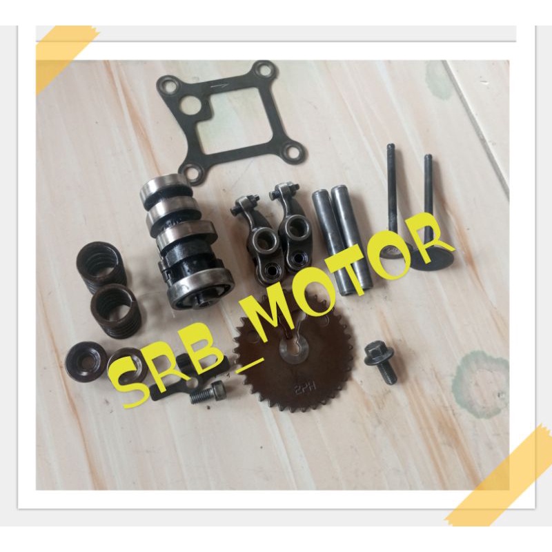 Daleman blok head Mio m3 noken as pelatuk klep perklep gearsentrik original copotan