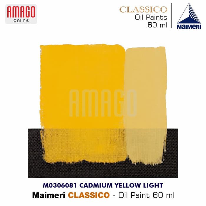 MAIMERI CLASSICO - OIL PAINT - CADMIUM YELLOW LIGHT - 60ML - M0306081