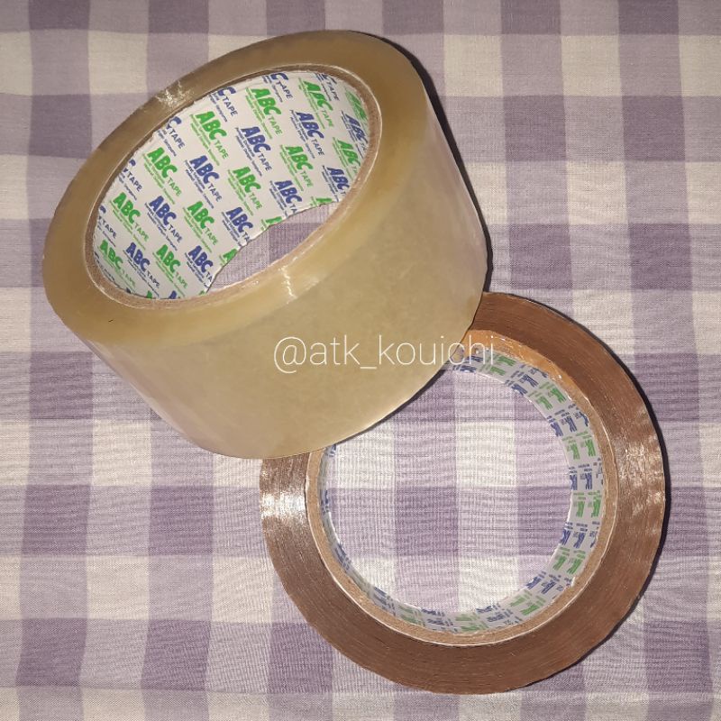 

LAKBAN / OPP MEREK ABC 90YARD 48mm | LAKBAN BENING COKLAT REKAT KUAT | LAKBAN KUAT ORIGINAL ABC BEST SELLER