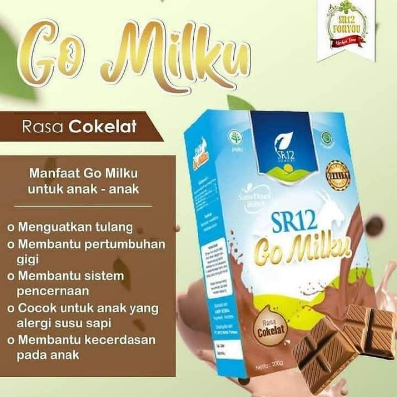 

SR12 Susu Go Milku Coklat / Susu Kambing Etawa