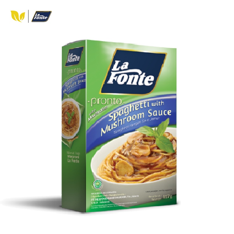 

La Fonte Pronto - Spaghetti with Mashroom Sauce