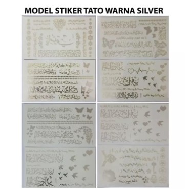 Stiker Kaligrafi dan Tato Tulisan Arab Anti Air