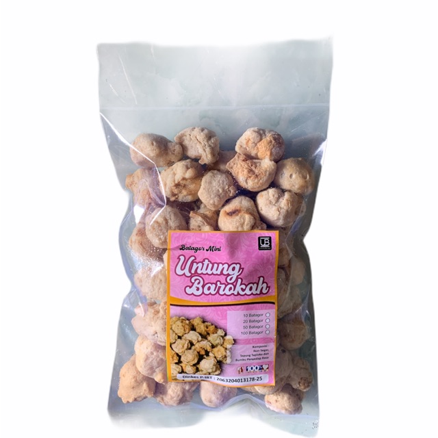 

BATAGOR MINI ASLI BANDUNG ISI 50