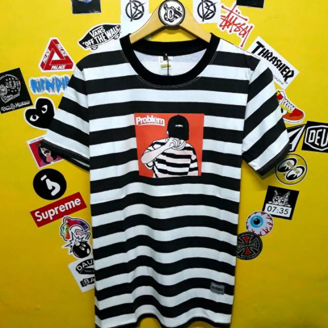  Kaos  DISTRO  PROBLEM ORIGINAL  FREE STIKER Shopee  Indonesia