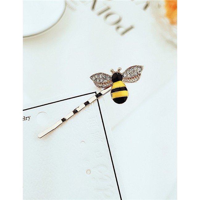 LRC Jepit Rambut Fashion Pearl Little Bee Hairpin Combination F57412