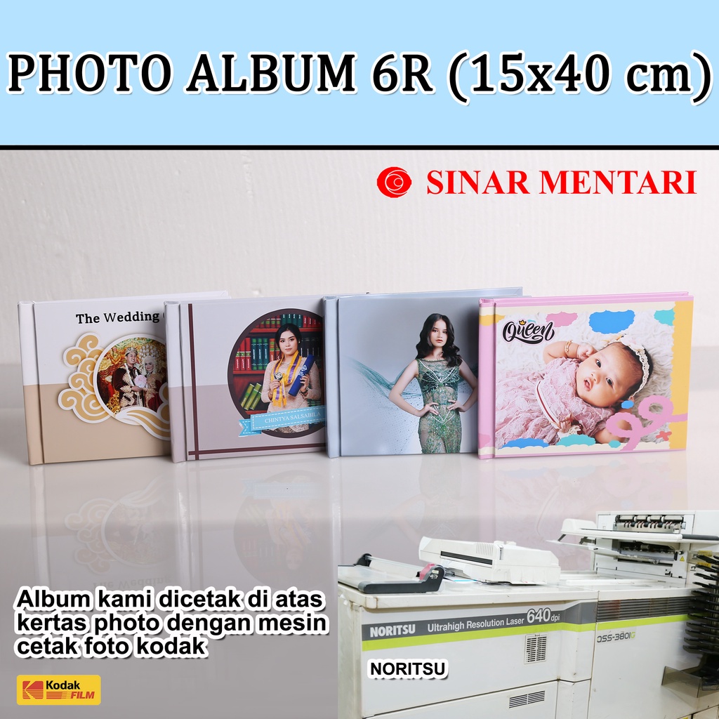 CETAK ALBUM 6R (15x20) / CETAK FOTO ALBUM KOLASE / ALBUM KENANGAN