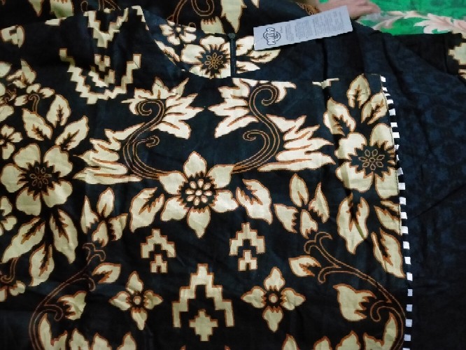 Gamis Piyas Monochrome - Gamis Batik Ori Pekalongan