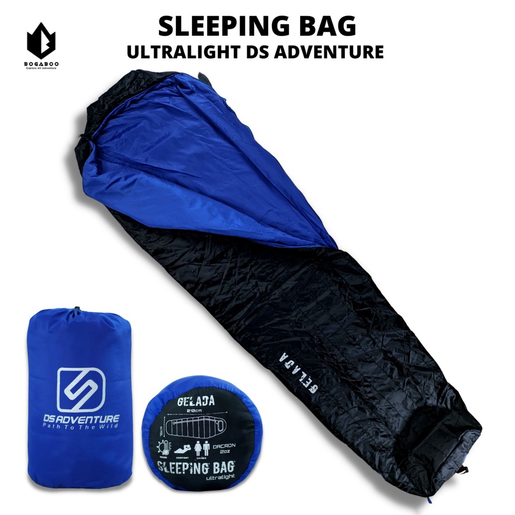 SB sleeping bag MUMMY dacron ULTRALIGHT DS ADVENTURE serI GELADA-4
