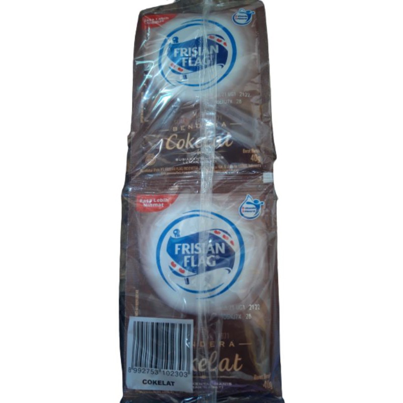 

Susu bendera frisian flag coklat 1pack/6sachet
