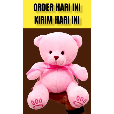 Boneka Bear Mini 15cm halus dan lembut