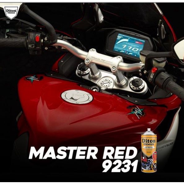 Cat Pilox Diton Premium Master Red 9231 400cc Merah Maroon sepeda motor mobil helm pilok pylox pylok