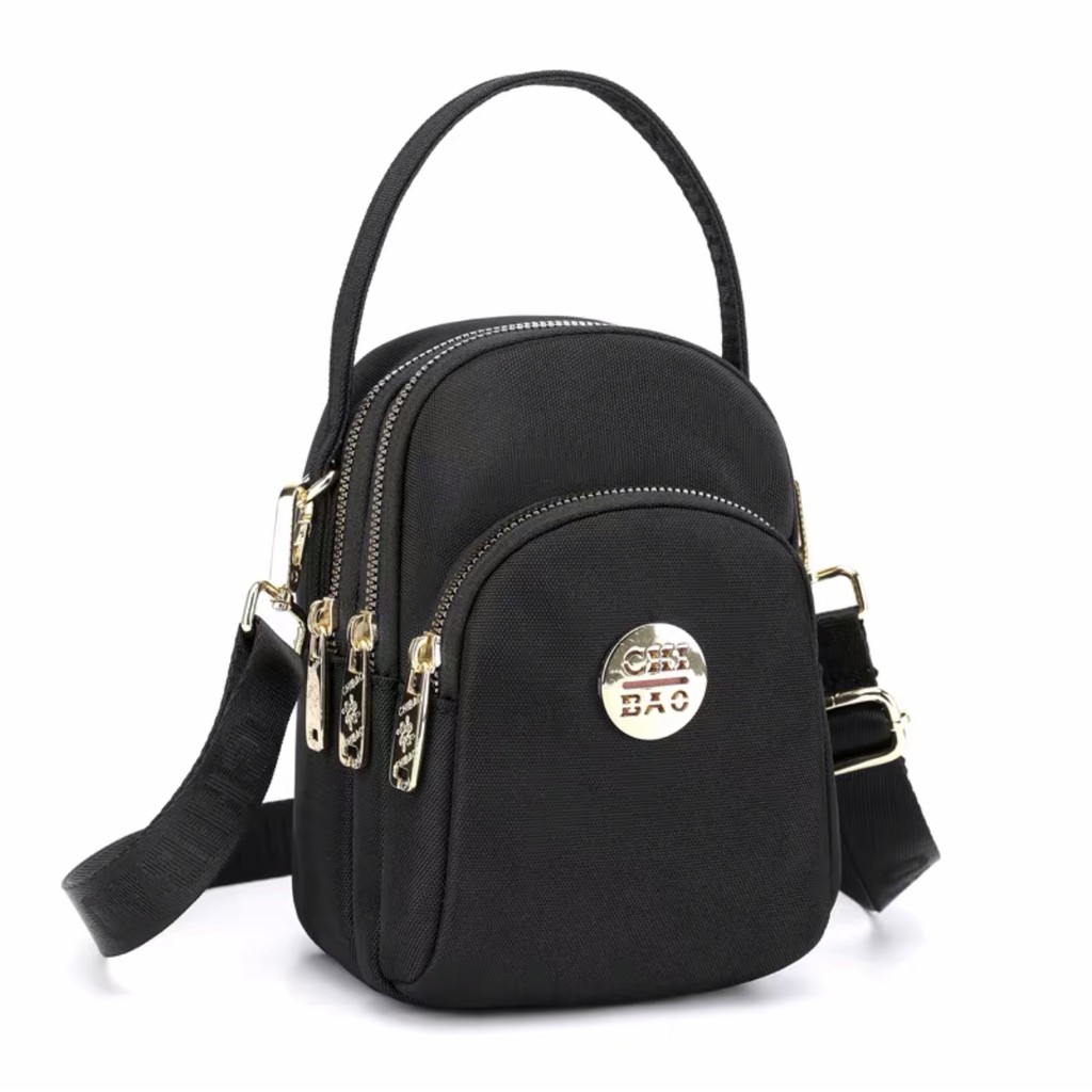 Tas Wanita Import Jinjing dan Selempang CHIBAO Mini CB8186A 8186A CORDURA LOGO Bahan Parasut Kualita