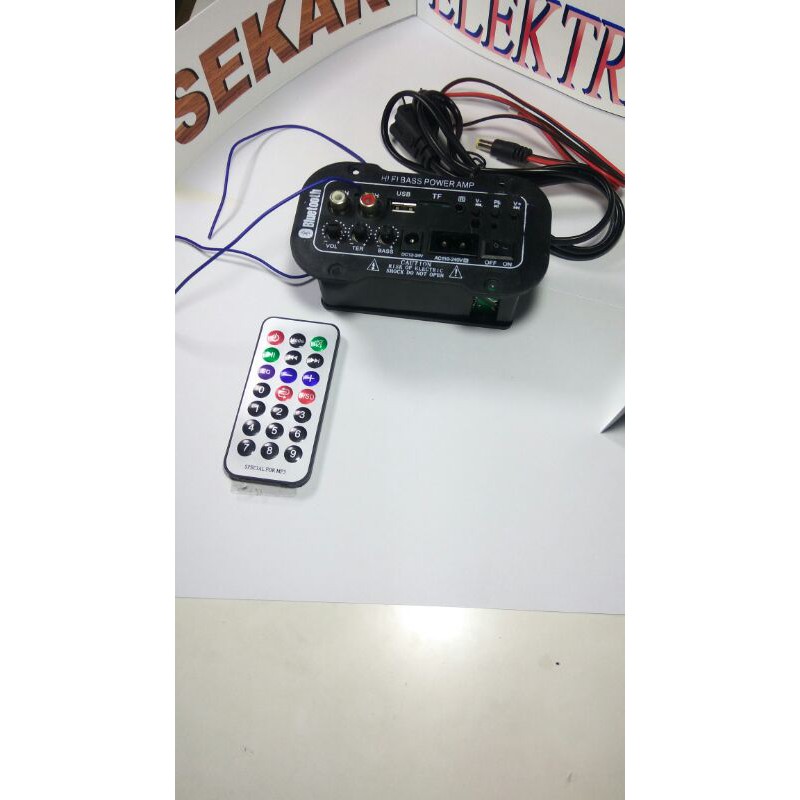 AMPLIFIER stereo bloethoth Hi Fi Bass Power bisa untuk mobil FITUR LENGKAP