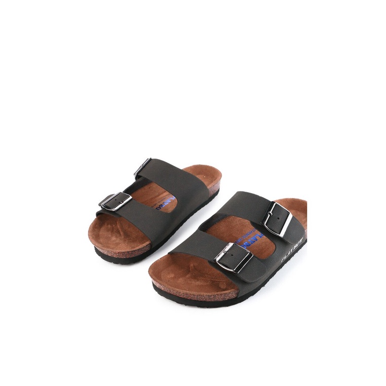 SANDAL SLIDE PLAYBOY PRIA ORIGINAL CASUAL BRANDED ASLI HITAM PL37