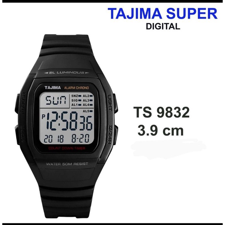 JAM TANGAN DIGITAL TAJIMA ORIGINAL WATER
