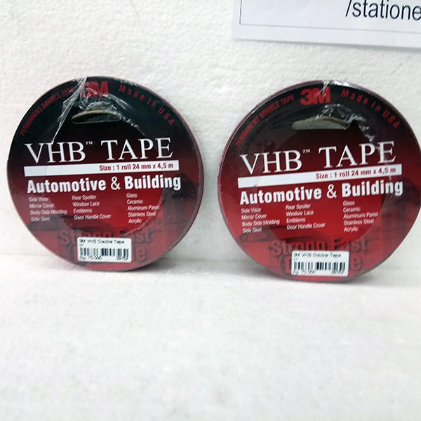 

Aman Double Tape 3M Vhb 24Mm X 4.5M Lem Super Kuat Hot Sale