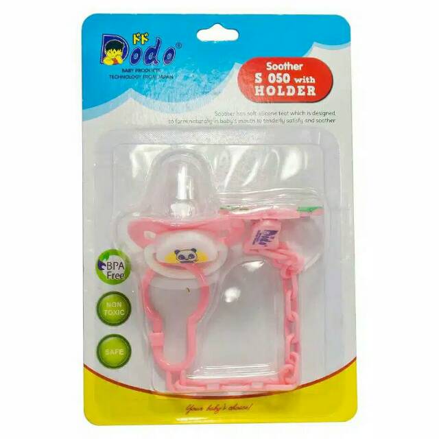 Empeng Dodo Dan Rantai Empeng Soother With Holder