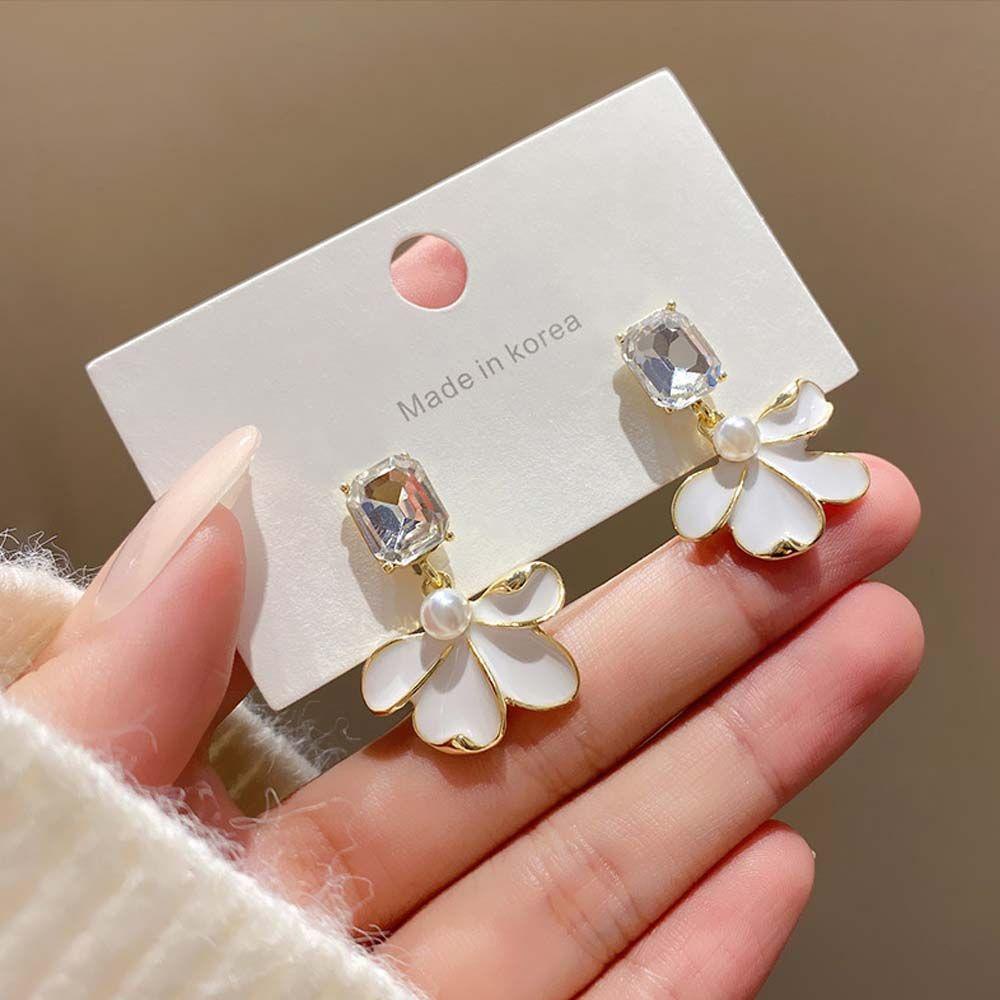 Mxbeauty Anting Tusuk Wanita Geometris Simple Trendy Untuk Anak Perempuan Sweet Alloy Ear Studs