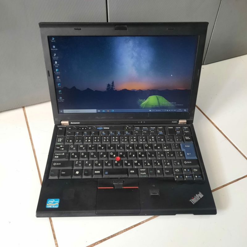 Laptop Lenovo Thinkpad X220 intel Core i5-2520M 2.5Ghz Ram 4/320Gb Windows 10 Full Aplikasi Mulus,