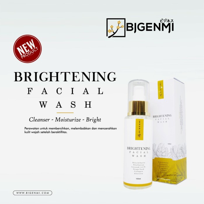 Bigenmi Brightening Facial Wash 5 In 1 Untuk Semua Jenis Kulit