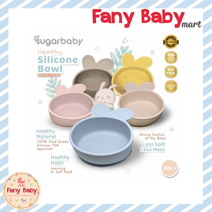 SUGAR BABY HEALTHY SILICONE BOWL NATURE SERIES