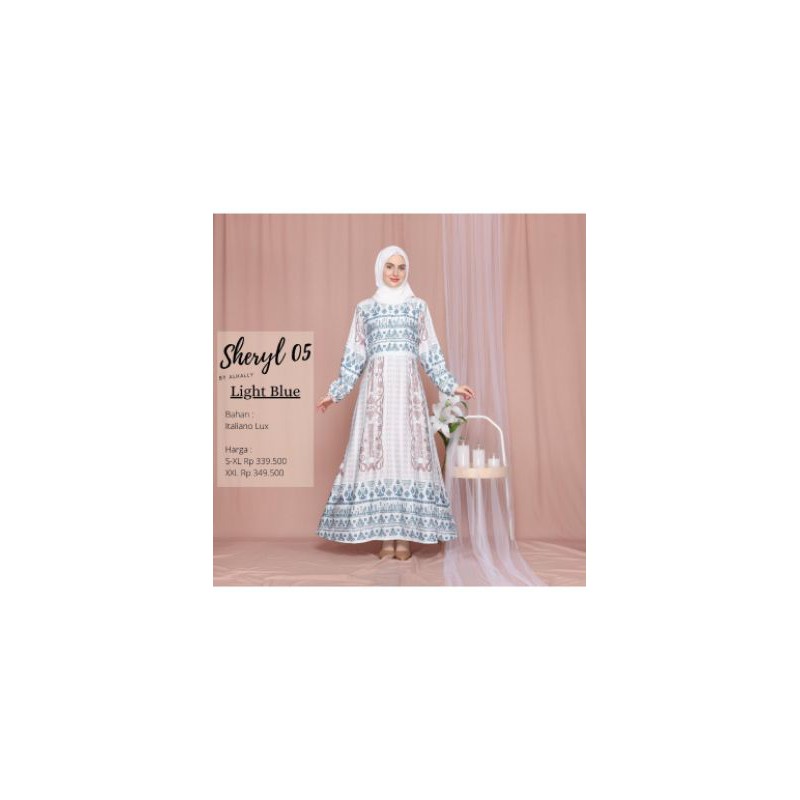 BAJU GAMIS BRANDED / BAJU GAMIS PALING LARIS / BAJU GAMIS ALHALLY SHERYL 05