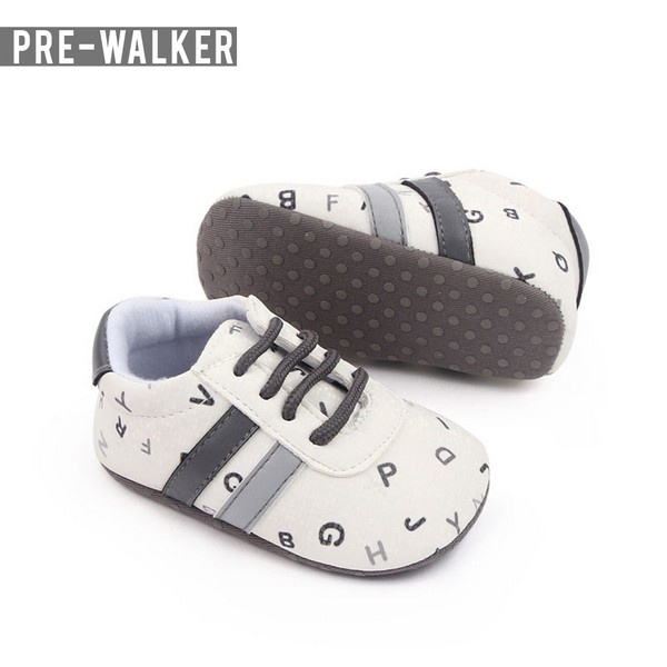 Sepatu Bayi Laki Laki Perempuan - Sepatu Prewalker Bayi Motif Abjad S1244