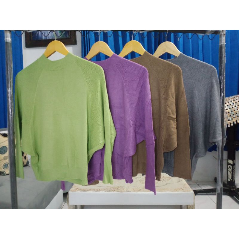 PINKDOSE  CASSANDRA BATWING ATASAN RAJUT IMPORT