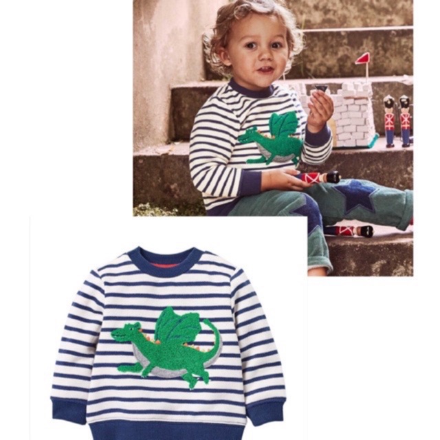 Sweater kaos anak motif naga