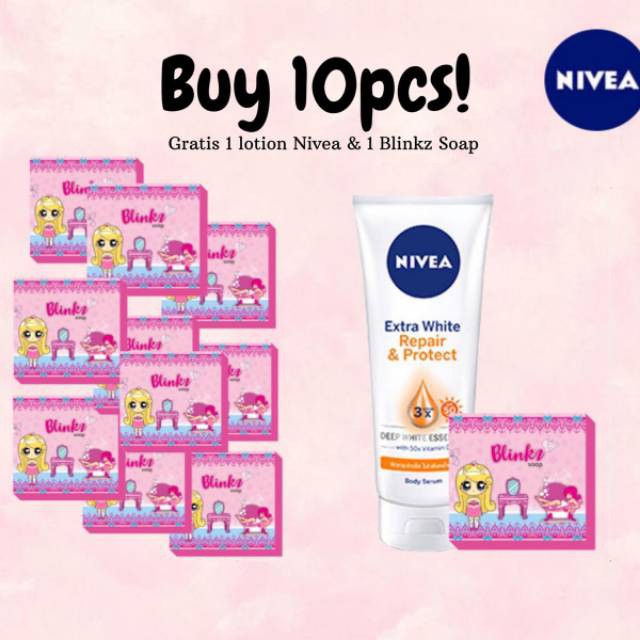 [Agen Resmi] Blinkz Soap PROMO BUNDLE/ Sabun Pencerah Wajah Dan Badan BPOM
