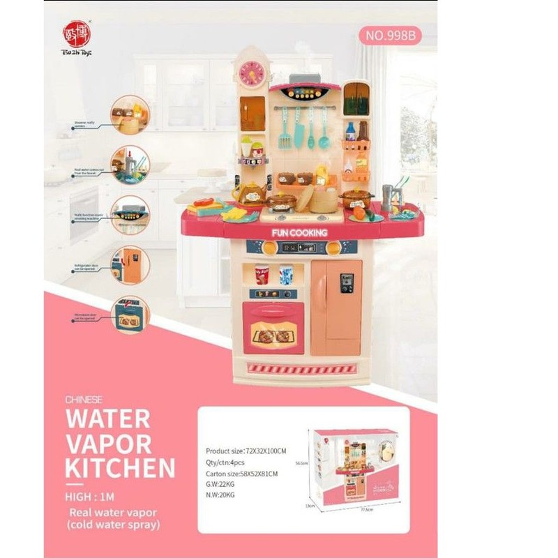 Kitchen Set mainan masak masakan kitchen water vapor spraying Jumbo