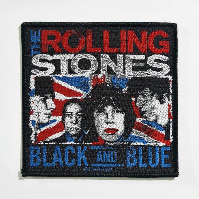 ------] Official The Rolling Stones - Black & Blue Woven Patch
