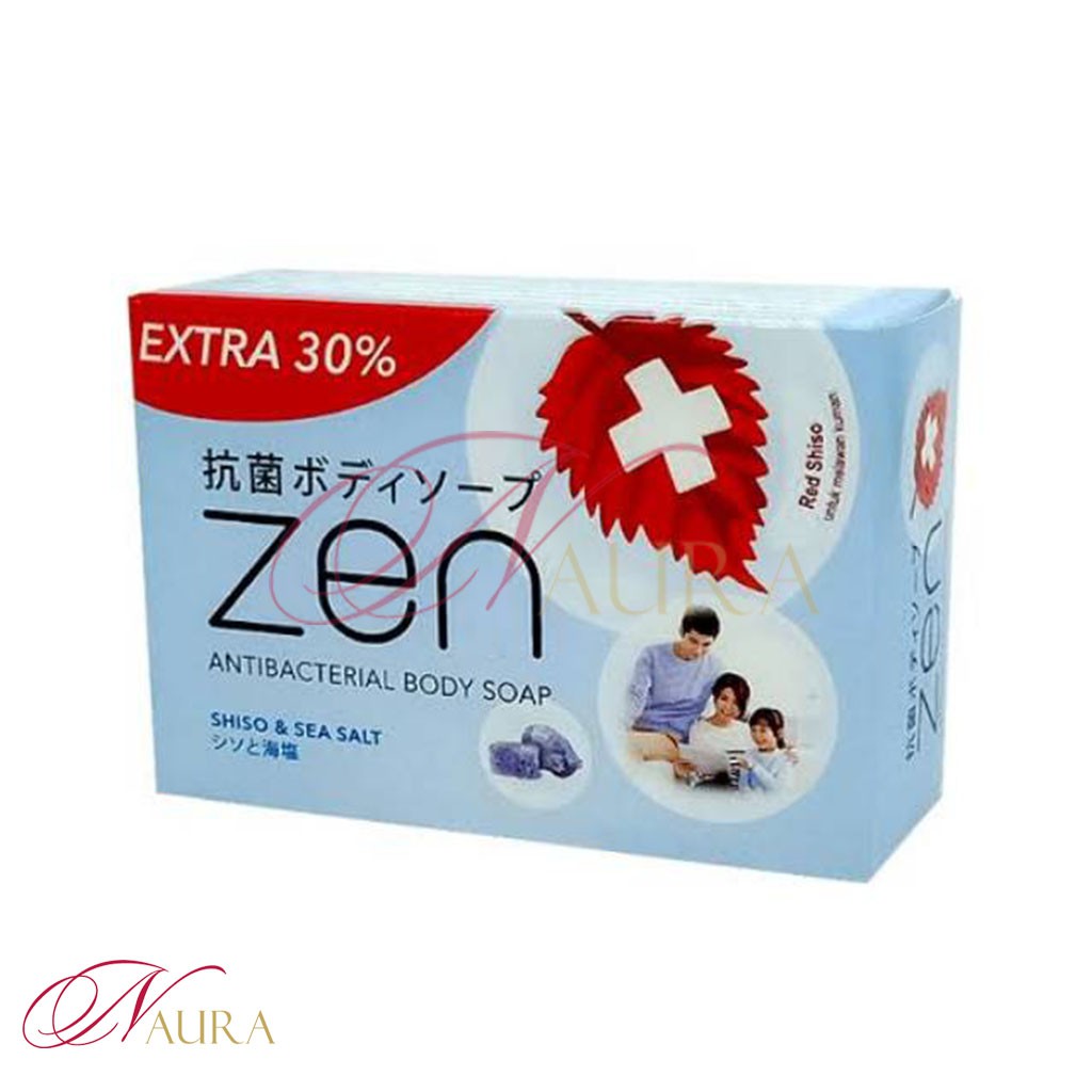 Zen Barsoap Shiso Sea Salt 80gr x 3pcs