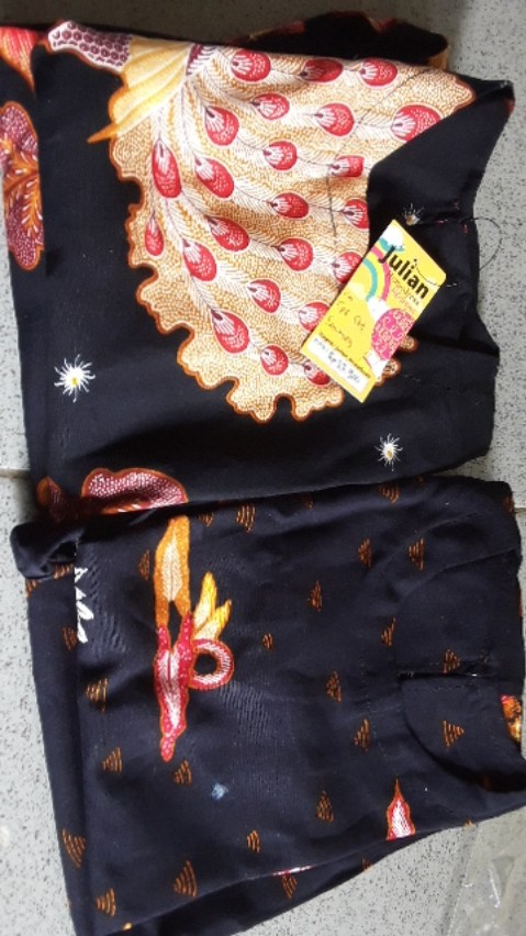 Setelan Anak Perempuan Batik Pekalongan Murah Size 5 Tahun