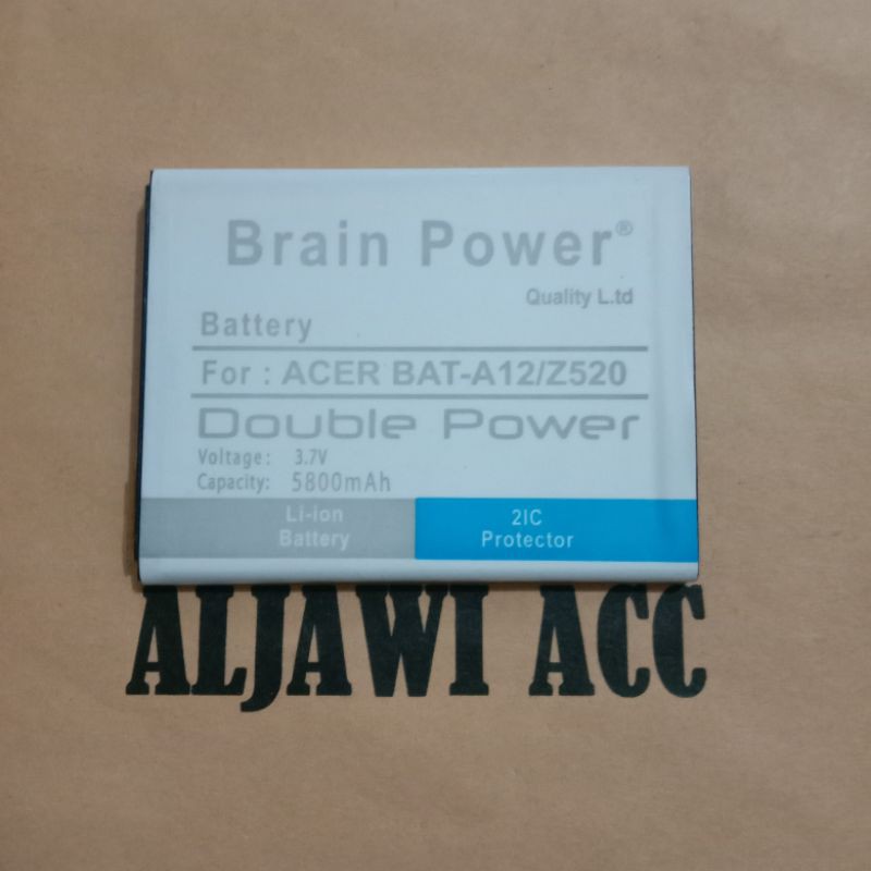 Baterai batre battery Acer Liquid Z520 BAT-A12 Double IC Power Battery