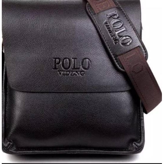 ♕ORIGINAL♕ Free ongkir Tas selempang slempang Pria cowok kulit import tas kerja tas kantor Polo vide