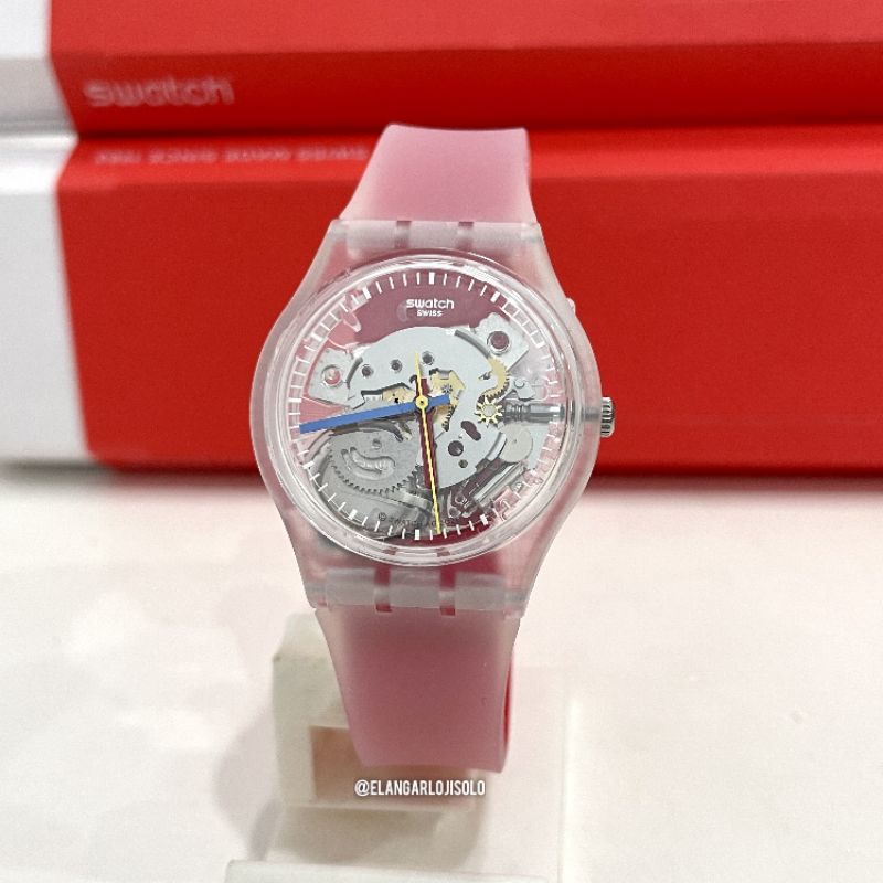 JAM TANGAN WANITA SWATCH GE292 RUBBER ORIGINAL