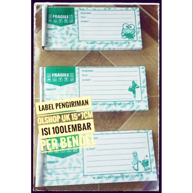 

Label olshop hijau