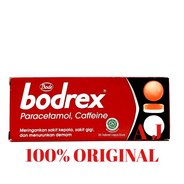 Bodrex Tablet - Obat Sakit Kepala, Sakit Gigi, Dan Menurunkan Demam