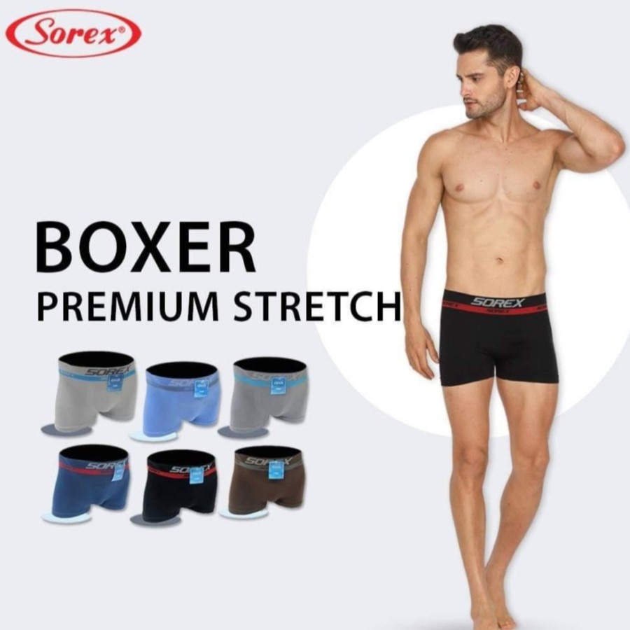 CD Boxer Sorex Man - CD Laki Laki Model Boxer SOREX 363 364 365 366 Isi2 Pcs/Pack