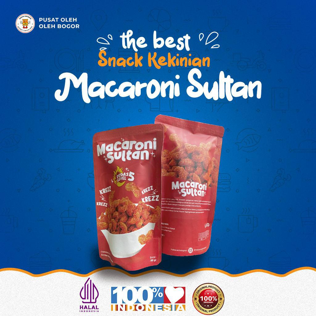 

Snack Makaroni Sultan Rasa Pedas Level 5 by Cemilan Keluarga Indonesia