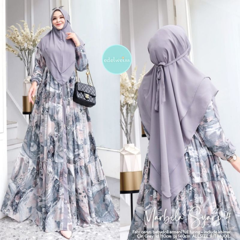 MARBELA SYAR'I #4 ORI BY EDELWEISS (RESTOCK)