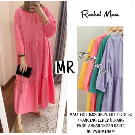 Gamis Remaja Lilac Terbaru Syari 2021 Baju Gamis Polos Busui Pesta Kekinian Import Modern Lebaran