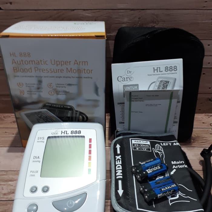 Ori alat tensi ukur tekanan darah digital dr care hl 888 Aman