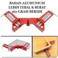 ALUMUNIUM CORNER CLAMP KLEM SIKU SUDUT 160 GRAM BAHAN LEBIH TEBAL