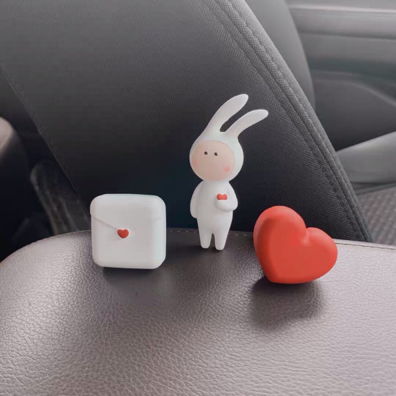 SIY  3Pcs Handmade Cartoon Rabbit Heart Silicone Resin Molds Love Letter Epoxy Resin Casting Mold Kit Art Crafts Tools